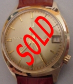 Near Mint Solid 14K Gold Bulova Accutron Collectible
