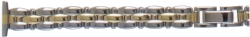 Two Tone 14mm Straight End Bracelet